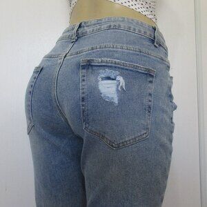 New NASTY GAL Jeans Distressed Boyfriend Size XL